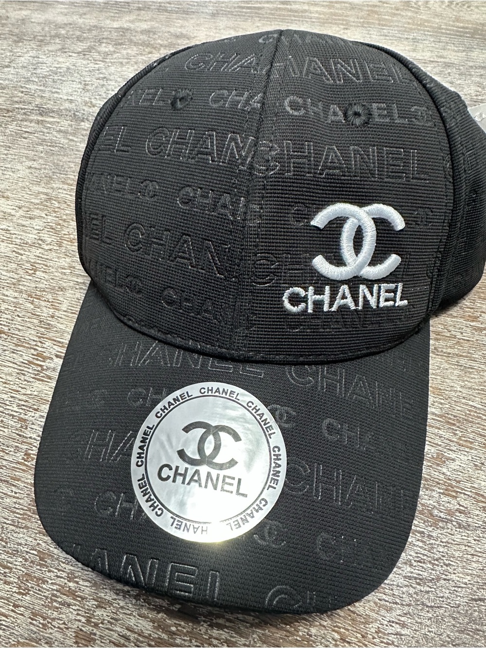 Black Logo Baseball Cap - Picture 3 of 13
